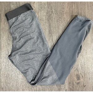 NIKE PRO WARM Compression Tight Women's Small Grey Workout Leggings CJ5718-071